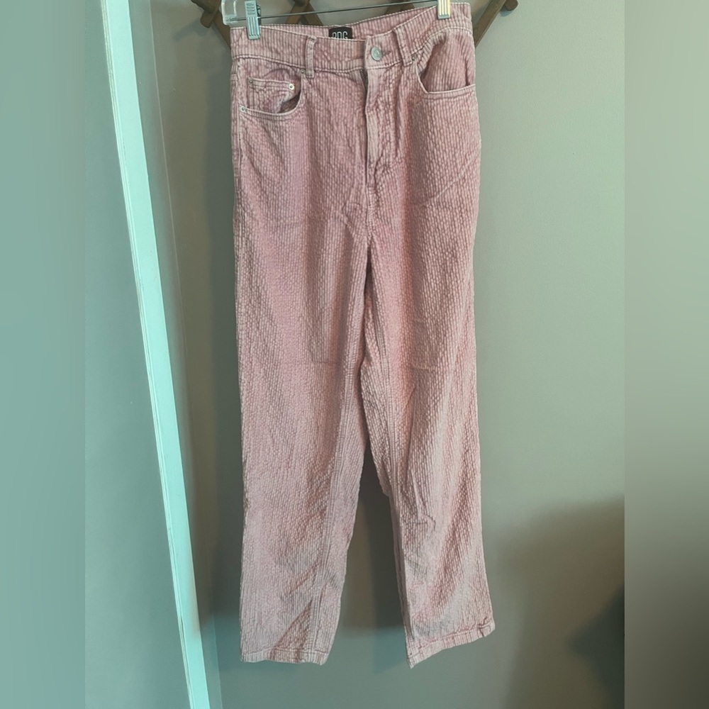 BDG Urban Outfitters pink corduroy high rise baggy pants 27